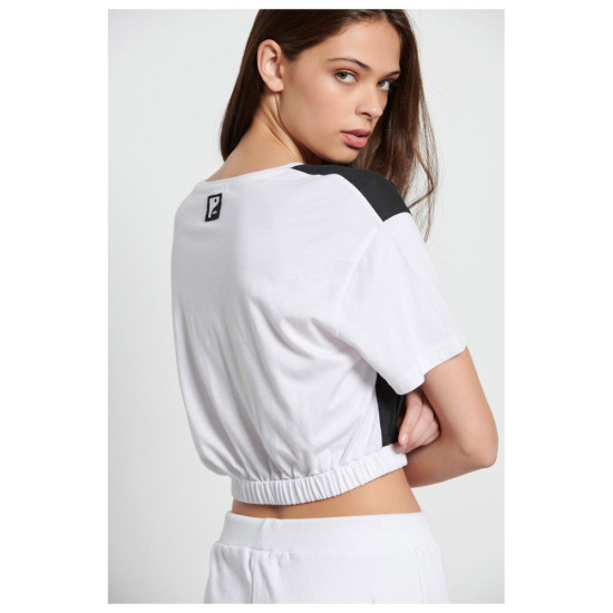 Bodytalk Γυναικεία κοντομάνικη μπλούζα Cropped